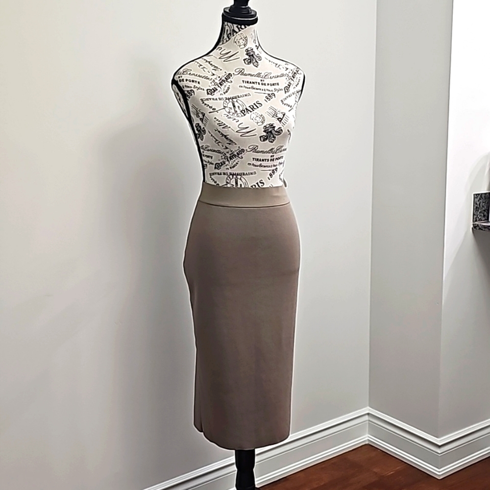 Rudsak Floria Dove Beige midi skirt size M
